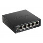 D-LINK 5-Port Fast Ethernet Desktop Switch w/ 1 PoE port