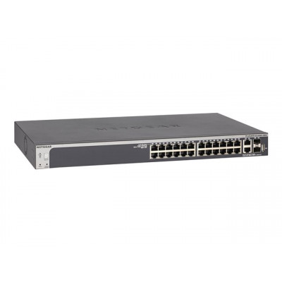 NETGEAR ProSAFE S3300 28Port stackable Smart Switch w/ 4x10G Ports 2 x 10GBase-T and 2 x SFP+ for stacking and/or uplinks