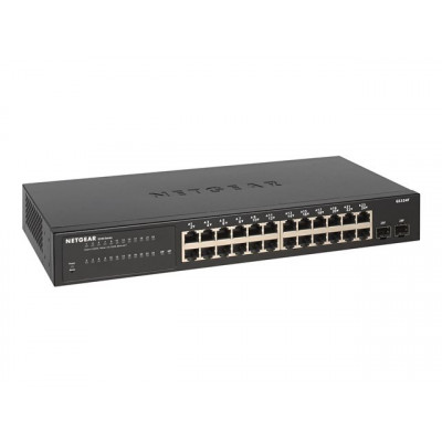 NETGEAR S350 Series 24-Port Gigabit Ethernet Smart Managed Pro Switch with 2 SFP ports