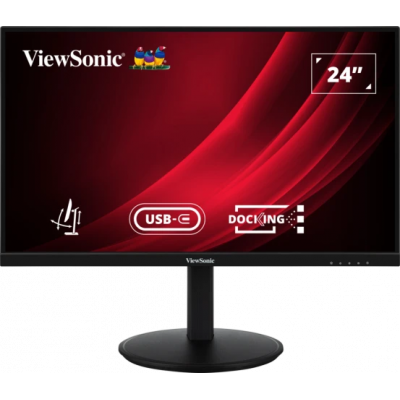 VIEWSONIC VG2409U-2 24inch FHD LED 100Hz 300cd/m2 5ms HDMI DP USB-C 65W DaisyChain 2x2.5W speakers