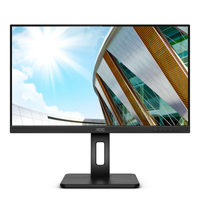 AOC Q24P2Q, 23.8" IPS WLED, 2560x1440@75Hz, 4ms GtG, 250cd m/2, 1000:1, DCR 50M:1, FlickerFree, Low Blue Light, 2Wx2, Tilt, Heig