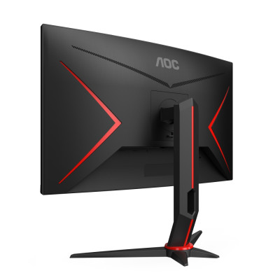 AOC CQ27G2S/BK, 27" Curved 1500R VA WLED, 2560x1440@165Hz, 4ms GtG, 1ms MPRT, 250cd m/2, 3000:1, DCR 80M:1, Adaptive Sync, Flick