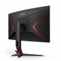 AOC CQ27G2S/BK, 27" Curved 1500R VA WLED, 2560x1440@165Hz, 4ms GtG, 1ms MPRT, 250cd m/2, 3000:1, DCR 80M:1, Adaptive Sync, Flick