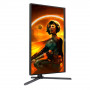 AOC Q27G3XMN/BK, 27" VA Backlight type MiniLED, 2560x1440@180Hz, 1ms GtG, 1000cd/m2, 3000:1, DCR 80M:1, Adaptive Sync, FlickerFr