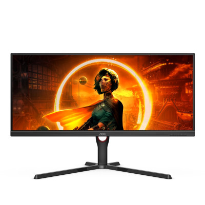 AOC U34G3XM/EU, 34" VA WLED, 3440x1440@144Hz, 4ms GtG, 1ms MPRT, 300cd m/2, 3000:1, Mega Infinity DCR, AdaptiveSync, FlickerFree