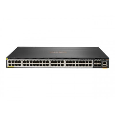 HPE Aruba 6300M Switch 48-port Smart Rate 1/2.5/5GbE Class 6 PoE and 4-port SFP56