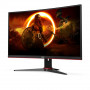 AOC C27G2E/BK, 27" Curved 1500R VA WLED, 1920x1080@165Hz, 4ms GtG, 1ms MPRT, 250cd m/2, 4000:1, DCR 80M:1, Adaptive Sync, Flicke