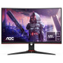 AOC C24G2AE/BK, 23.6" Curved 1500R VA WLED, 1920x1080@165Hz, 4ms GtG/1ms MPRT, 250cd/m, 3000:1, DC80M:1, FreeSync Premium, Flick