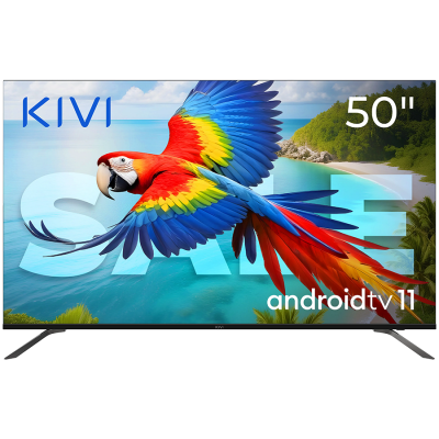 Телевизор KIVI50U730QB  UHD',  Android 11,  ЧЕРЕН